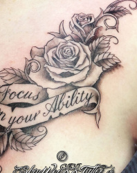 08b   Blumen   Tattoo Hamburg Skinworxx